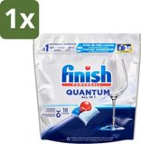 Finish Powerball Quantum All in 1 Vaatwastabletten Stralende Glans 18 Tabletten