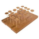 Garcia de Pou 180.33 Rechthoekige Bamboe Spies 25 x 30 x 1.3 cm