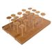 Garcia de Pou 180.33 Rechthoekige Bamboe Spies 25 x 30 x 1.3 cm