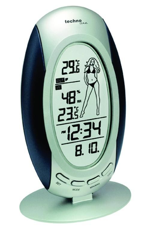 Technoline WS 9723 - Digitale weerstation - Grijs/Zilver