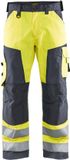 Blåkläder Werkbroek High Vis zonder spijkerzakken 1566-1811 - HIgh Vis Geel/Medium Grijs - D112