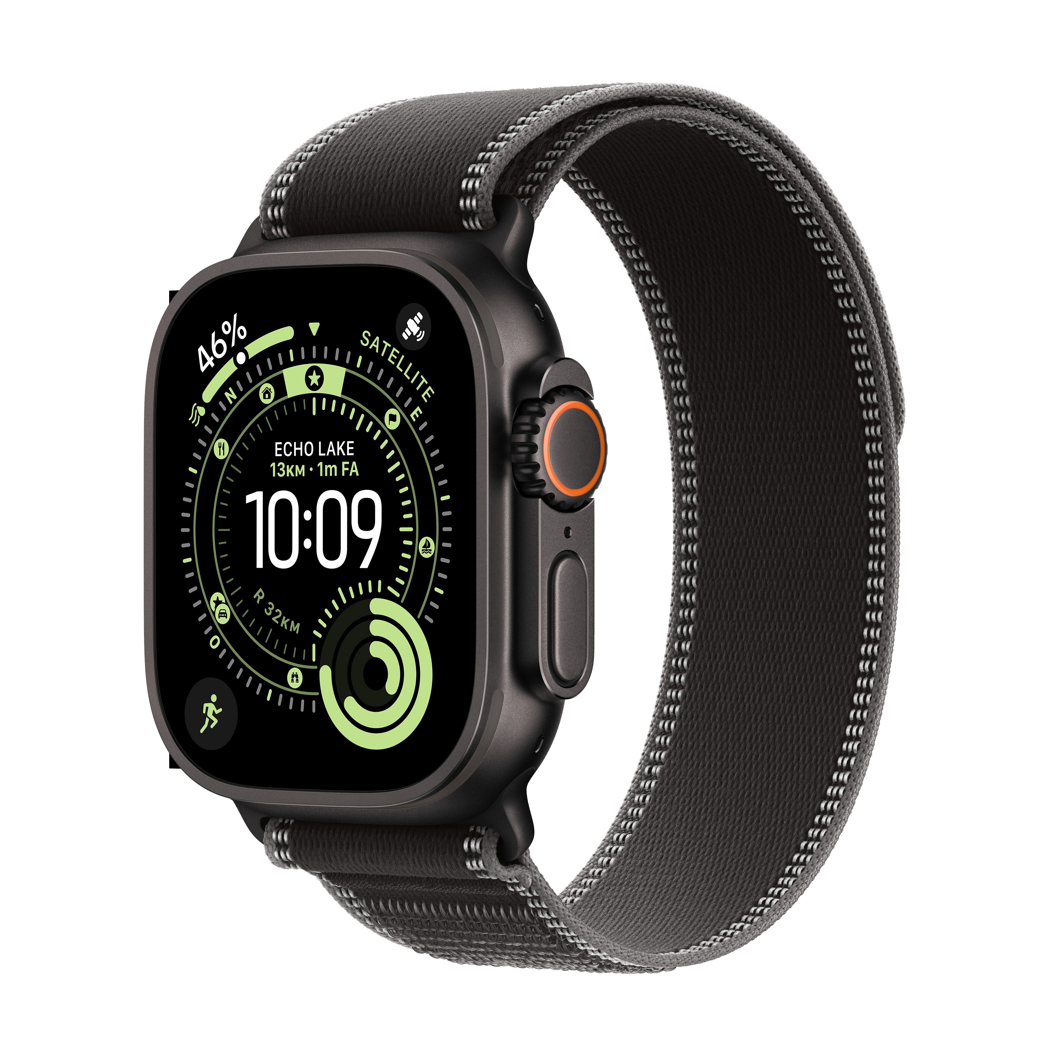 Apple Watch Ultra 3 OLED 49 mm Digital 5G Zwart Wifi GPS