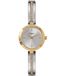 Timex Main Street Dameshorloge, 25 mm, Armband Van TWeekleurige Legering, Zilverkleurige Wijzerplaat, Goudkleurige Kast, TW2W96200