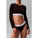 Calvin Klein Lightly Lined Bralette Black Taille: L