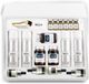 Mossi London Kit 6 mois – Ensemble complet de soins capillaires 18 pièces – Soins contre la perte de cheveux et après une greffe de cheveux – Shampooing, sérums, huile capillaire, vitamines capillaires et dermaroller