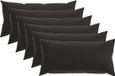 vidaXL - Kussensloop - 6 stuks - HEERLEN - Zwart - 40 x 70 cm - Polyester