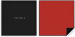 TT Artisan Protective Wrap 35x35 cm Zwart-Rood