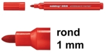 Edding 366 mini whiteboard marker rood