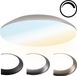 HOFTRONIC - Dimbare LED Plafondlamp - Chroom - 25W - IP65 - Kleur instelbaar - Ø38cm