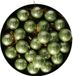 Othmar Decorations kerstballen - 24x - 3 cm - salie groen - kunststof