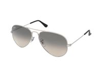 Ray-Ban RB3025 003/32 Aviator Zonnebril Zilver/Lichtgrijs Gradiënt 62mm