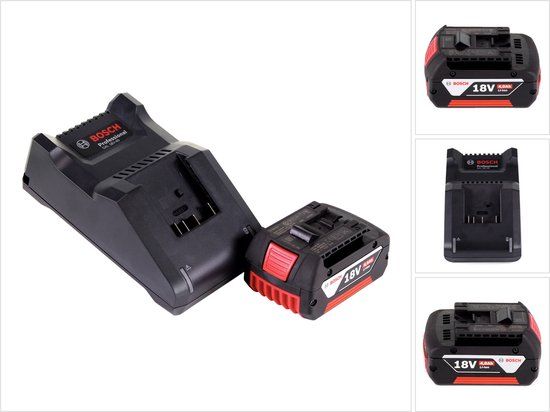 Bosch Professional Starterset 18V BASIC - 1x 4.0Ah Accu + Lader GAL 18 V-40