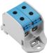 Weidmüller 2502590000 Borne de passage Bleu 5 pièce(s)