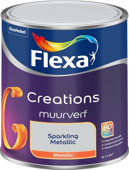 Flexa Creations Muurverf Metallic - Sparkling Metallic - 1 Liter - 4019