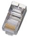 DATACOM RJ45 STP Cat5e 8p8c connector 100 pcs, for faceplate