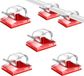 Merkloos / Sans marque 50x Kabelbeheerclips - Transparant
