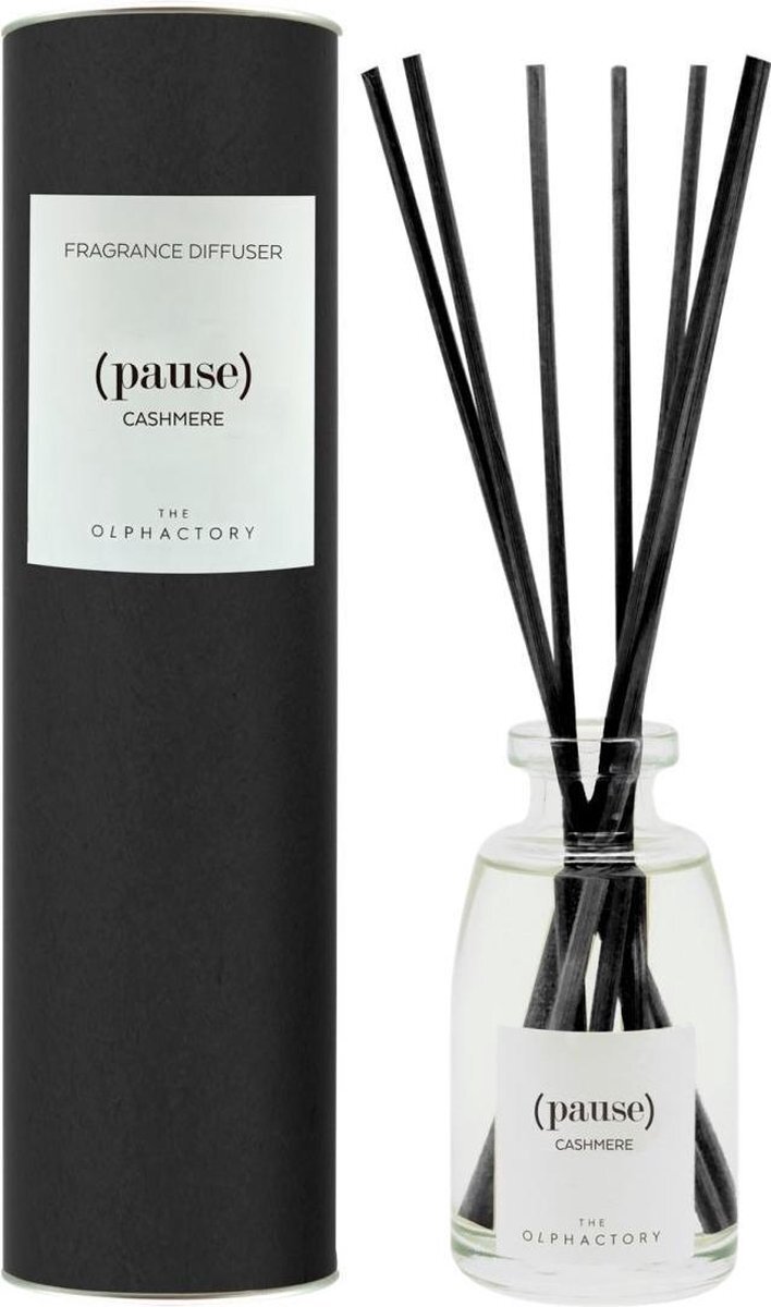 The Olphactory Luxe Geurstokjes Reed Diffuser #pause - cashmere