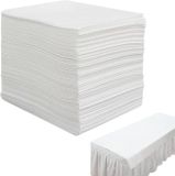 oCreon Verpakking van 100 wegwerpsheets, afmetingen 80 x 180 cm, geschikt voor massagebanken, schoonheidssalons, spa's, massages en hotels