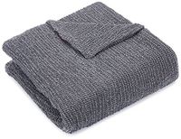 Eysa Teide Elastische Vleugelstoel, Polyester-Katoen, Grijs, 90 x 22 x 110 cm