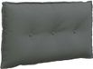 vidaXL Coussin de dossier Gris foncé 80 x 19 x 50 cm Tissu