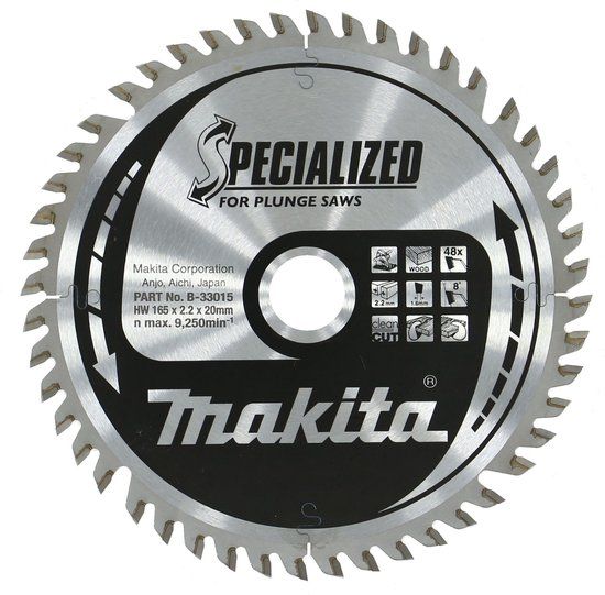 Makita B-33015 Invalcirkelzaagblad - Hout