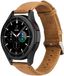 Strap-it Samsung Galaxy Watch 4 Classic 46mm bracelet en cuir - marron