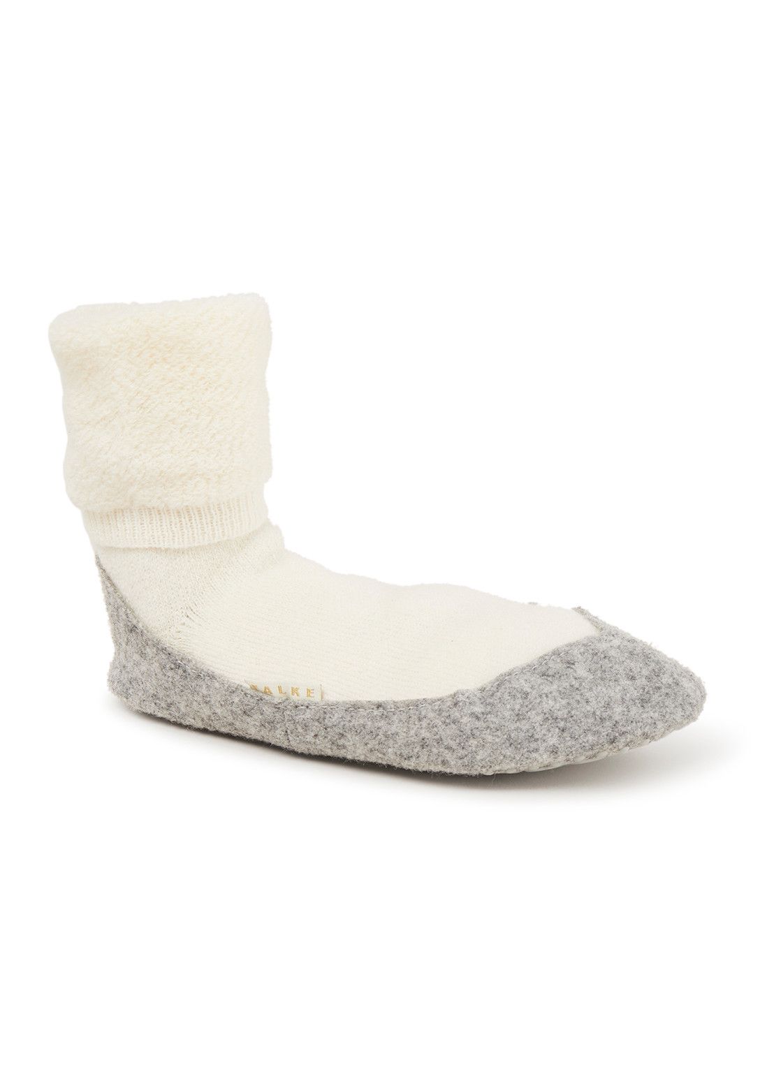 Falke Cosyshoe huissokken in wolblend met anti-slip - 4004758167363