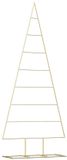 vidaXL Metalen Kerstboom Goud 181 cm Poedercoated Staal