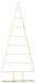 vidaXL Metalen Kerstboom Goud 181 cm Poedercoated Staal