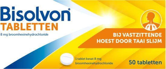 Bisolvon Tabletten Vastzittende Hoest - 50 tabletten