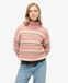 Superdry Pull Texturé à Rayures Blanc Taille: 42