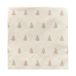 Scandi Essentials Linen trees 33x33 cm lot de 20 sable