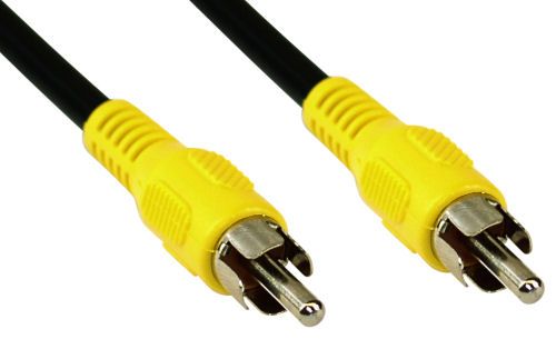 Inline 89937D - Composiet videokabel - 3 m - Zwart