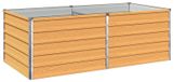 Surélevé lit de jardin bois naturel 163 x 80 x 55 cm