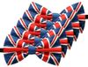 Merkloos Verkleed vlinderstrikje - 5x - landen thema - Engeland - Union Jack - Engelse vlag