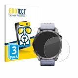 BROTECT Screenprotector 3 Stuks voor Garmin Fenix 7S (42 mm) Transparant