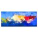 Homemania Wandfoto, abstract, voor woonkamer, slaapkamer, meerkleurig, 70 x 3 x 100 cm, HM20KNV70 x 100 – 38, polyester, hout