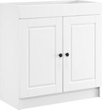 vidaXL Badkamer onder wastafel kast Wit 78,5 x 37,5 x 81 cm