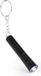 Merkloos / Sans marque Makito Western Europe Sleutelhanger met zaklamp - 6x - zwart