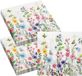 Dailygoods Serviettes 40 pièces - Serviettes en papier - Fleurs - 33 x 33 cm - Fête d'été - Convient pour mariages et anniversaires - Serviettes de fête