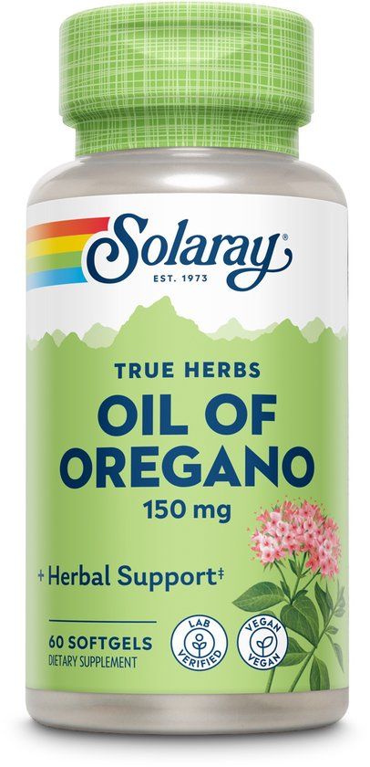 Solaray Oregano Olie - 60 capsules