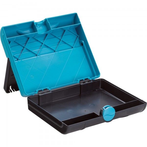HAZET 165-S Tool Storage Box - Black/Blue ABS - 153x185x52mm