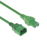 ACT Netsnoer C14 - C15 groen 1,2 m AK5306