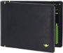 Golden Head Leren portemonnee Neon RFID Protect Scheintasche mit RV-Münzfach 1139 Schwarz zwart