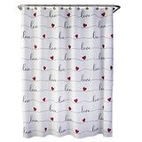 SKL Home by Saturday Knight Ltd Love Script douchegordijn