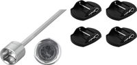 Unyqoos Pied de support pour camping-car, adaptateur de manivelle de perçage, jeu de pièces de caravane, plaque de pied