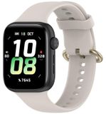 Wigento Honor Watch 5: Eenvoudig design, sluiting, zacht siliconen vervangende band, beige