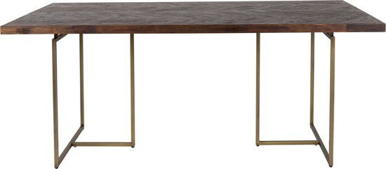 Dutchbone Class Eettafel 180 x 90 cm - Acaciahout - Bruin