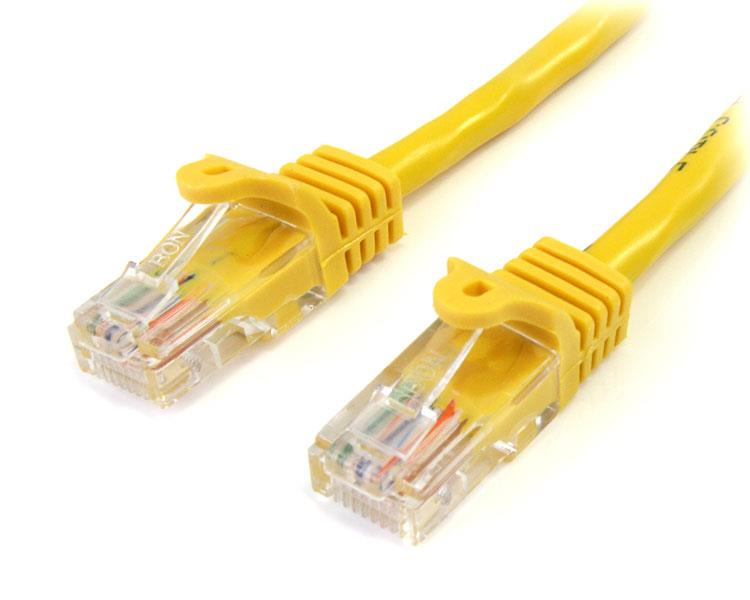 StarTech.com Cat5e patchkabel met snagless RJ45 connectors   3 m, geel