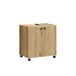 trendteam smart living - Wastafelonderkast op wielen - badkamer - PureBliss - afmetingen (b x h x d) 60 x 64 x 42 cm - kleur Evoke eiken met zwarte groeven